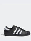 Men's Superstar Low Top Sneakers Core All Black - ADIDAS - BALAAN 2