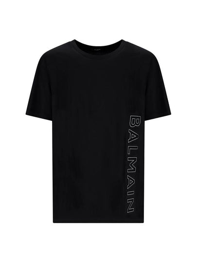 Long Sleeve T-Shirt BH1EG01 0BC22 EBP NERO E GRIGIO - BALMAIN - BALAAN 2