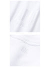 Chest Embroidery Logo Sweatshirt White - AMI - BALAAN 6