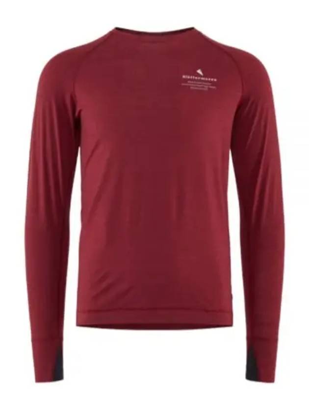 Fafne Crew Neck Long Sleeve T-Shirt Dark Russet - KLATTERMUSEN - BALAAN 2