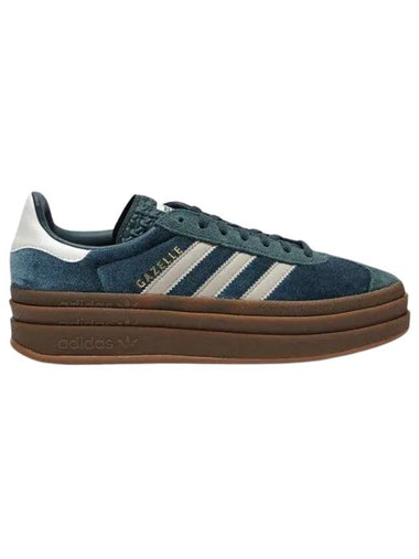 Gazelle Bold Low Top Sneakers Mineral Green Putty Grey - ADIDAS - BALAAN 1