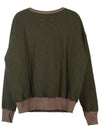 Bird Patch Cotton Sweatshirt Green - MAISON MARGIELA - BALAAN 3