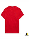 Men's Embroidery Logo Pony Classic Fit Short Sleeve T-Shirt Red - POLO RALPH LAUREN - BALAAN 2