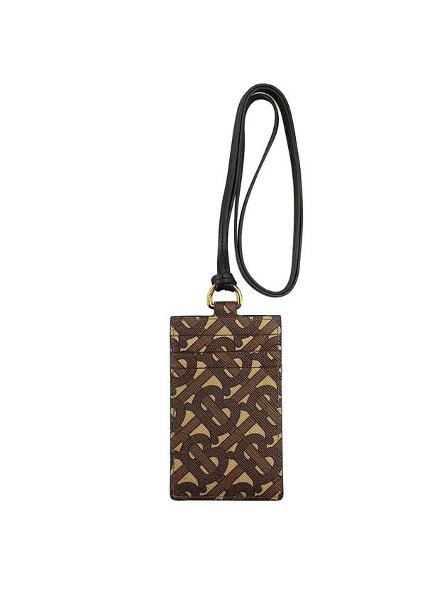 Monogram Necklace Card Wallet Brown - BURBERRY - BALAAN 1