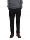 Logo straight pants black - MONCLER - BALAAN 2