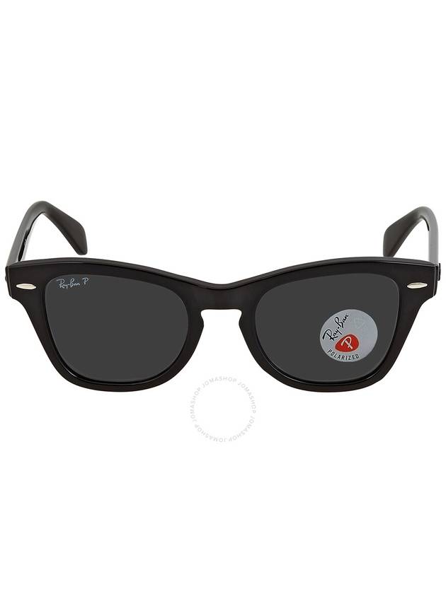 Ray Ban Polarized Black Square Unisex Sunglasses RB0707S 901/48 50 - RAY-BAN - BALAAN 1