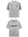 Soft touch logo core jersey crew neck short sleeve t shirt light heather gray men s 125HO244368F 127 TJ - FEAR OF GOD - BALAAN 4