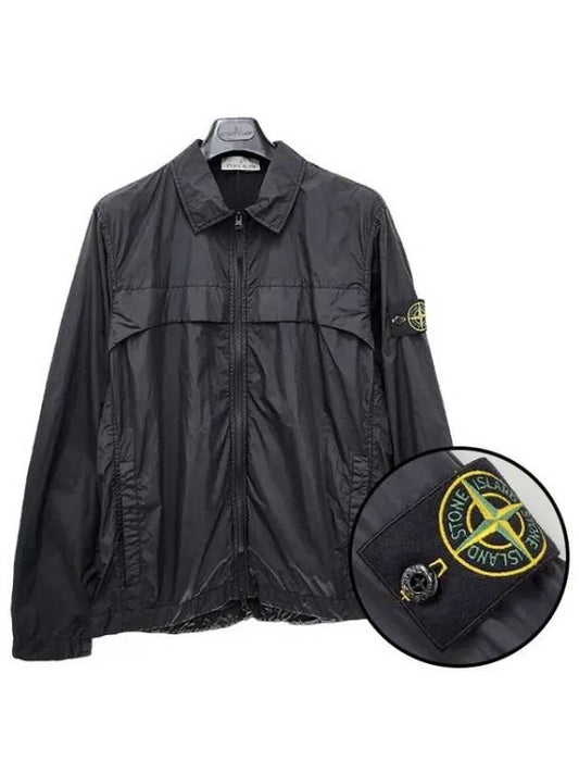 Logo Patch Crinkle Labs Overshirt 39126199 1095610 - STONE ISLAND - BALAAN 1