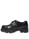 Terra Buckle Leather Derby Black - GIVENCHY - BALAAN 4