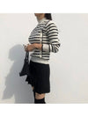 Half-necked side button striped soft women’s golf knit golf wear - LOLOALLOY - BALAAN 7