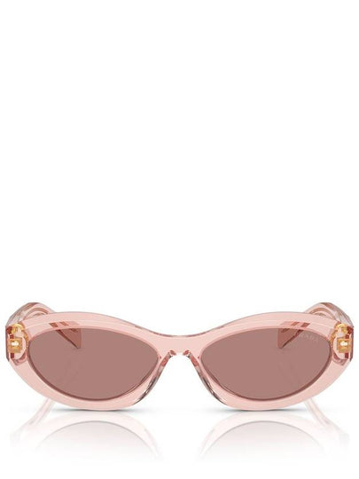 Sunglasses 00 538192641 PR 26ZS 19Q10D TRANSPARENT PEACH - PRADA - BALAAN 2