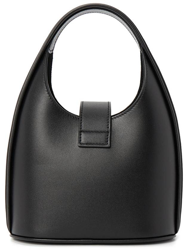 Women's Gancini Buckle Mini Hobo Shoulder Bag Black - SALVATORE FERRAGAMO - BALAAN 5