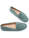 Gommino Suede Driving Shoes Green - TOD'S - BALAAN 6