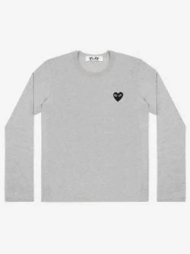 AX T122 051 1 AZ P1T122 Black Heart Waffen Long Sleeve T Shirt 1338951 - COMME DES GARCONS - BALAAN 1