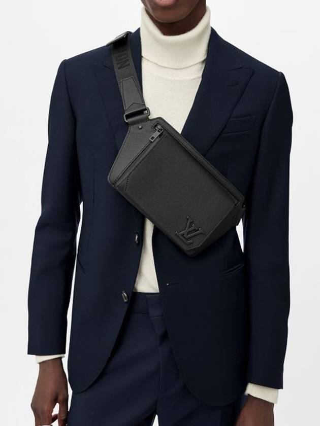 Takeoff Aerogram Sling Belt Bag Black - LOUIS VUITTON - BALAAN 7