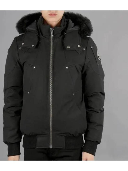 Original Ballistic Bomber Neosheer Padded Jacket Black - MOOSE KNUCKLES - BALAAN 2