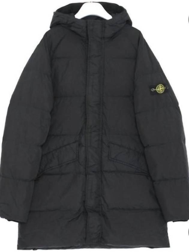 Raglan Down Padding Black - STONE ISLAND - BALAAN 2