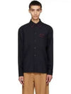 Color Block Virgin Wool Short Sleeve Shirt Black - MARNI - BALAAN 2