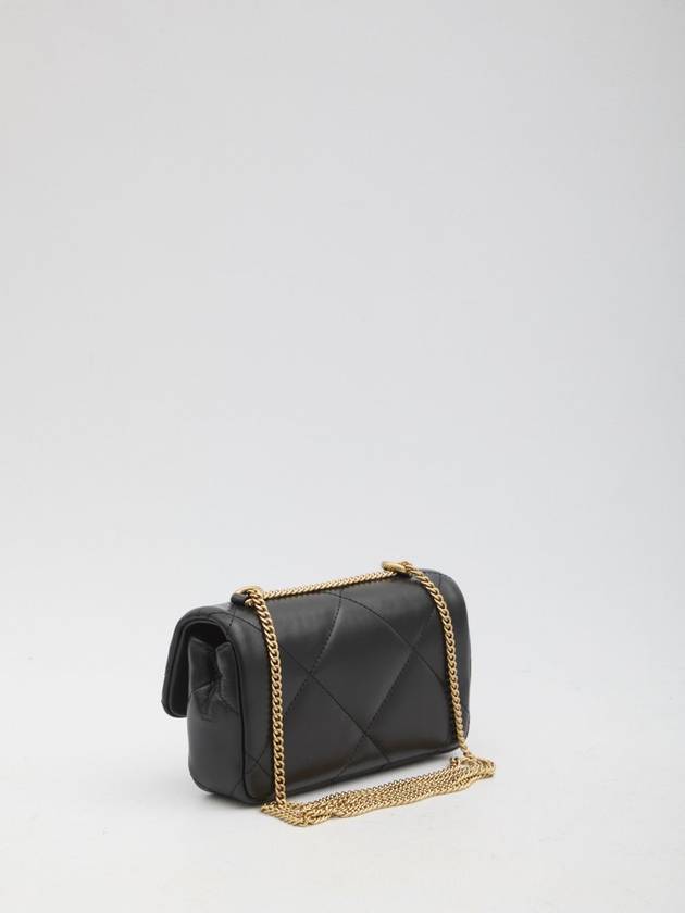 Kira Diamond Quilted Flap Cross Bag Black - TORY BURCH - BALAAN 3