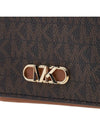 Parker Medium Logo Tri-Fold Half Wallet Brown - MICHAEL KORS - BALAAN 7