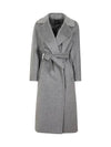 TEMPERA Belted Wool Coat Gray 2425016102 005 - MAX MARA - BALAAN 1