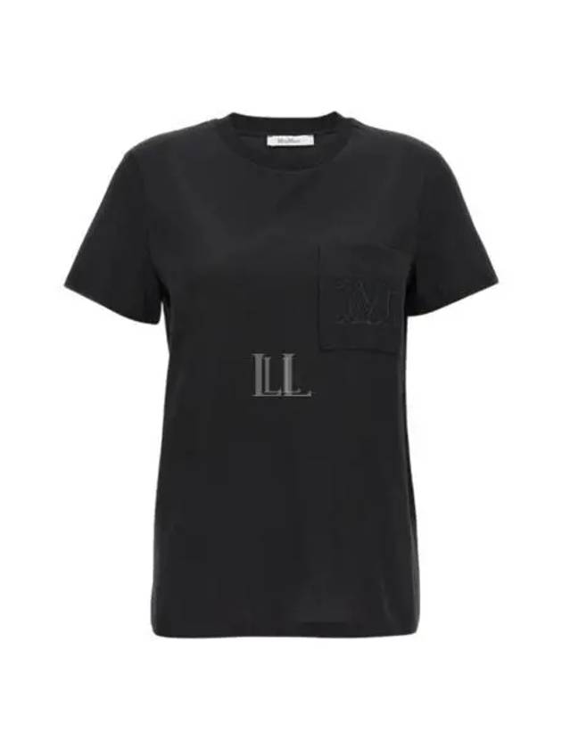 Papaia Short Sleeve T-Shirt Black - MAX MARA - BALAAN 2