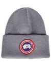 Arctic Disc Torque Wool Beanie Heather Grey - CANADA GOOSE - BALAAN 2