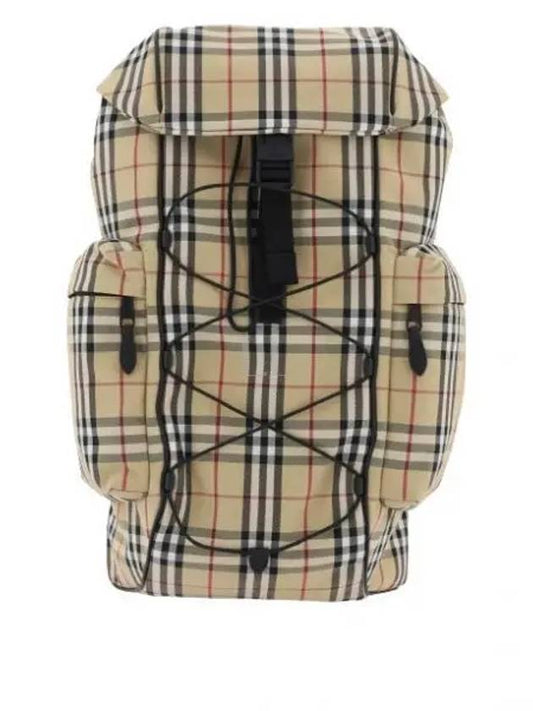 Murray Polyamide Backpack Beige - BURBERRY - BALAAN 2