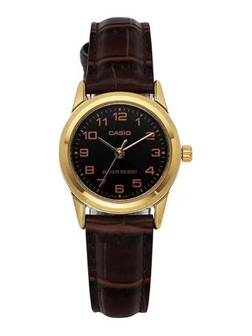 Analog Watch Brown - CASIO - BALAAN 1