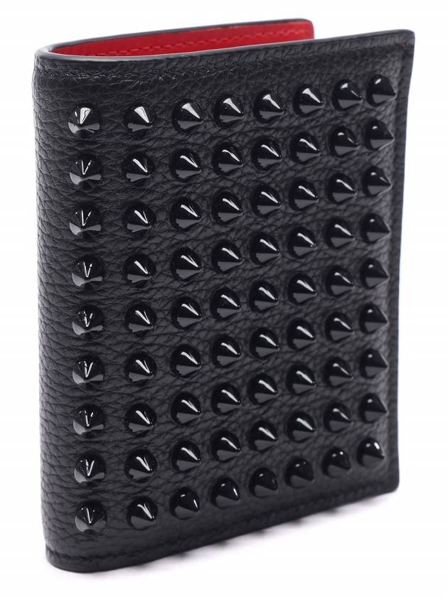 Pharos Spike Half-Wallet Black - CHRISTIAN LOUBOUTIN - BALAAN 4