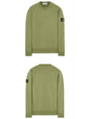 Wappen Patch Crew Neck Sweatshirt Green - STONE ISLAND - BALAAN 5