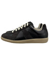 Replica Calfskin Low Top Sneakers Black - MAISON MARGIELA - BALAAN 3