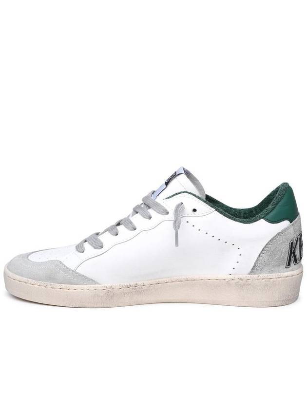 Ball Star Leather Low Top Sneakers White - GOLDEN GOOSE - BALAAN 4