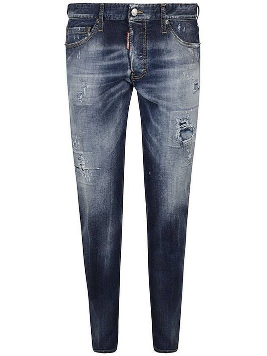This detail studded slim jeans S74LB1256 S30664 470 - DSQUARED2 - BALAAN.