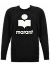 Kiefferf Logo Linen Long Sleeve T-Shirt Black - ISABEL MARANT - BALAAN 3