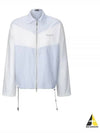 Couture Zipped Long Sleeve Shirt Blue - DIOR - BALAAN 2