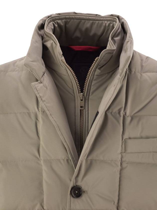 Double-front down jacket - FAY - BALAAN 4