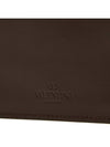 VLTN Logo Card Wallet Brown - VALENTINO - BALAAN 8