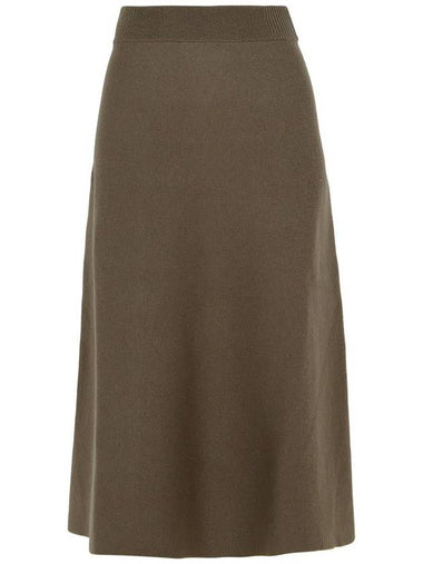 Lanvin Beige Wool Blend Skirt - LANVIN - BALAAN 1