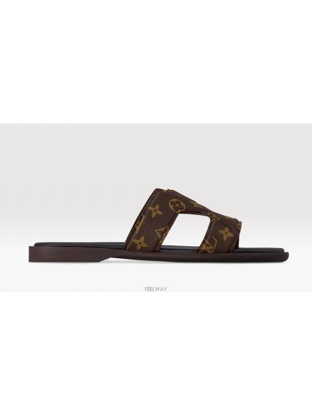 Oasis Monogram Mule Brown - LOUIS VUITTON - BALAAN 5