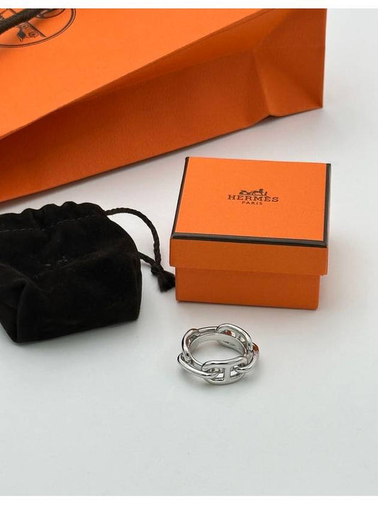 Regate 90 Scarf Ring Silver - HERMES - BALAAN 2