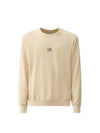 Light Fleece Logo Sweatshirt Beige - CP COMPANY - BALAAN 2