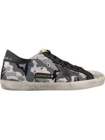 Men's Camo Superstar Low Top Sneakers Grey - GOLDEN GOOSE - BALAAN 1