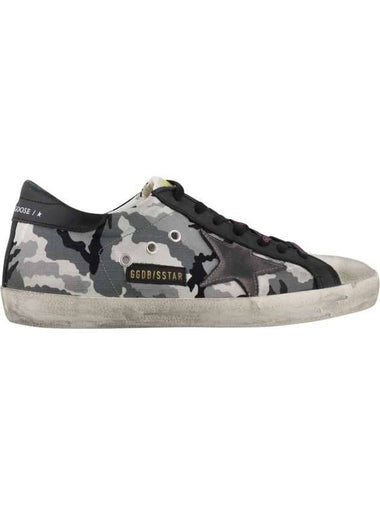 Men's Camo Superstar Low Top Sneakers Grey - GOLDEN GOOSE - BALAAN 1