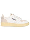 Medalist Beige Suede Low Top Sneakers White - AUTRY - BALAAN 1