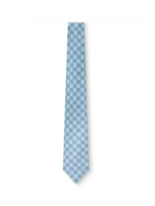 Damier Classic Tie Light Blue - LOUIS VUITTON - BALAAN 1