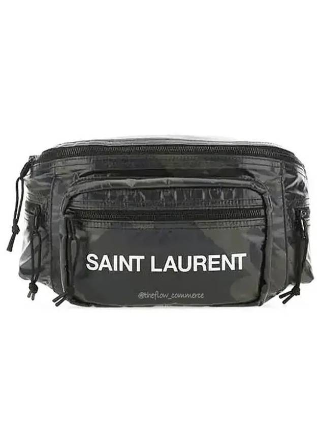 Men's Pouch Belt Bag Black - SAINT LAURENT - BALAAN 3