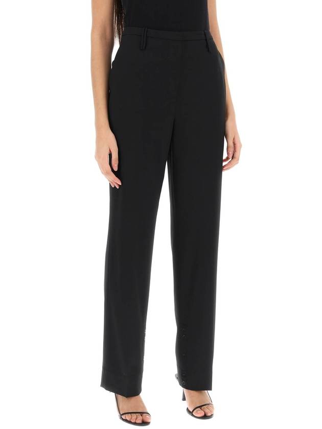 mid-rise tailored pants F8679 - GANNI - BALAAN 3