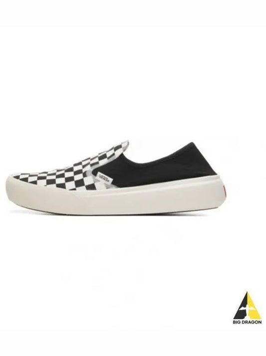 ComfyCush One Checkerboard Black Marshmallow VN0A45J5R6R1 - VANS - BALAAN 1