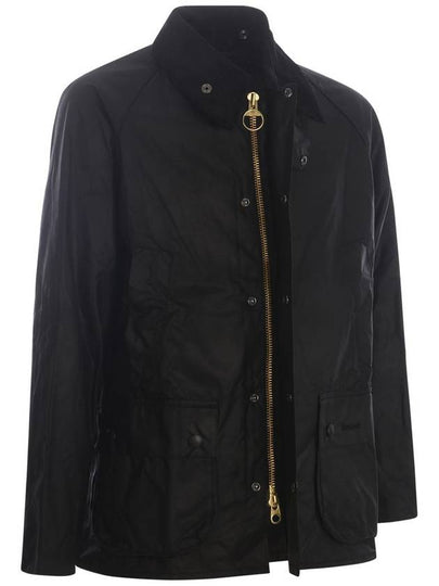 Bedale Wax Half Lined Jacket Black - BARBOUR - BALAAN 2